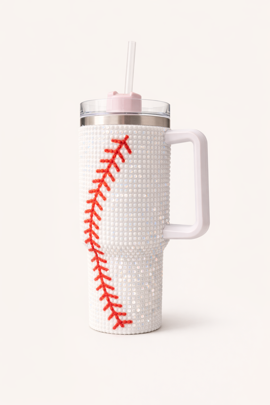 ✨ Vaso estilo Stanley con diseño de béisbol ⚾️
